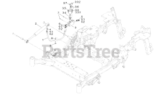 Exmark LZS80TDYM604W0 - Exmark 60" Lazer Z Diesel Zero-Turn Mower, Yanmar 3TNV80FT (SN: 404314159 - 406294344) (2019)