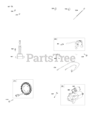 Briggs & Stratton 355447-0110-G1 - Briggs & Stratton Horizontal Engine