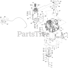 Exmark LZX993EBV606X1 - Exmark 60" Lazer Z X-Series Zero-Turn Mower, Briggs & Stratton (SN: 411294212 - 413950473) (Rev B) (2022)