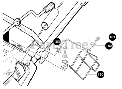 Murray 620301x61A - Murray 20" Snow Thrower (2000) Muffler Guard