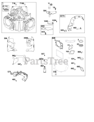 Briggs & Stratton 40U877-0002-B5 - Briggs & Stratton Vertical Engine Cylinder Group