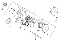 Kohler K321-60418 - Kohler K-Series Engine, Made for Hancox, 14hp, 10.4kW Retractable Starter 23-10-1 (TP-691-B) Rev 10/18/2006