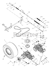 Ferris HydroWalk DD (5900076) - Ferris HydroWalk DD Series Walk-Behind Mower, 15hp Kawasaki