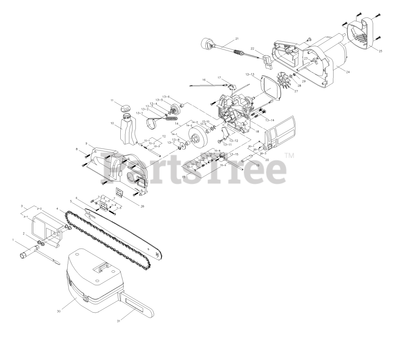 McCulloch MS 1640 CC (41BZ630P077) McCulloch Electric Chainsaw (2003