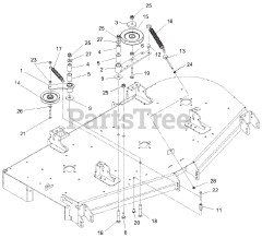Gravely 992234 (Pro-Turn 460) - Gravely Pro-Turn 60" Zero-Turn Mower, Kawasaki (SN: 000101 - 019999)