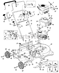 MTD 119-082R335 - MTD Walk-Behind Mower (1989) (Baird & Company) Parts