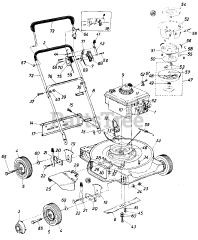 MTD 117-074-027 - MTD Walk-Behind Mower (1987) (Hardware Hank)