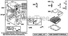 Briggs & Stratton 19A412-0076-01 - Briggs & Stratton Horizontal Engine