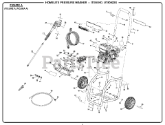 Homelite UT-80522 G (090079228) - Homelite Pressure Washer