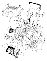 MTD 312-191-032 - MTD Snow Thrower (1992) (Pro Hardware)