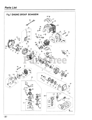 RedMax BC 4400 DW - RedMax Brushcutter (SN: 980101 & Above) (1999-10)