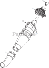 TrimmerPlus TPC 720 (41AJCA-C902) - TrimmerPlus Blower Attachment