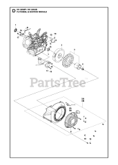 Husqvarna HH 389 OB (970505901) - Husqvarna Engine (2021-01) FLYWHEEL &amp; IGNITION MODULE