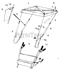 Cub Cadet 701 (396-701-100) - Cub Cadet Snow Shield (1986) att Snow Shield Cab