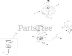 Toro 37780 (826 OE) - Toro 26" Power Max Snow Thrower (SN: 316000001 - 316999999) (2016) Fuel System and Carburetor Assembly