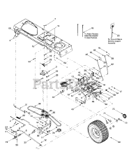 White Outdoor GT-2150 (14A6816H190) - White Outdoor 46" Garden Tractor (2003)
