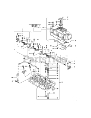 Cub Cadet Yanmar Ex3200 (54ACC4MN727) - Cub Cadet Yanmar Ex Series Compact Tractor Engine Cylinder Head &amp; Valve Cover