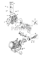 MTD 483-SUC - MTD Engine 483-SUC Crankcase