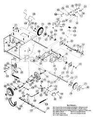 Ariens 922010 - Ariens 24" Sno-Thro Attachment (SN: 003906 & Above) TRACTOR DRIVE PARTS LIST