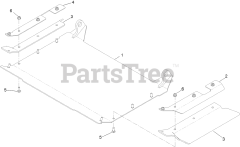 Toro 72028 (7500-D) - Toro 60" Z Master Zero-Turn Mower, Rear-Discharge Deck (SN: 416262337 - 416288793) Discharge Tunnel Assembly No. 126-3317