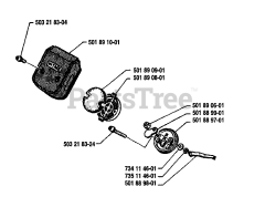 Husqvarna 16 R - Husqvarna String Trimmer (1986-10) Air Filter Cover