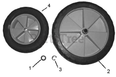 Ariens 511124 - Ariens Wheel Replacement Kit Wheel