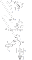 Murray M 2510 (41EDZ03C758) - Murray String Trimmer General Assembly