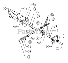 Cub Cadet 303 (190-303-100) - Cub Cadet 40" Snow Thrower Attachment Auger Gear Box