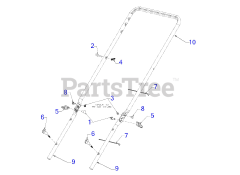Murray 11A-B23Z758 - Murray Walk-Behind Mower (2017) Handle