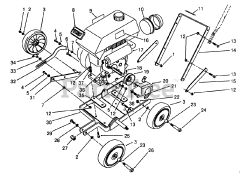 Toro 58410 - Toro Edger, 2hp (SN: 007000001 - 007999999) (1987)