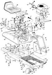 MTD 131-521-000 - MTD Lawn Tractor (1991) Parts03