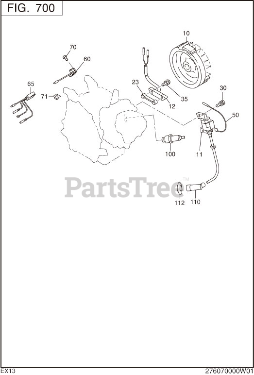 Subaru Robin EX130D10134 EX13