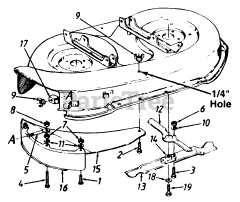 White Outdoor 190-097-190 - White Outdoor 42" Mulching Kit (1992)