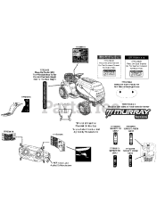 Murray M 2046 (13AO785T058) - Murray 46" Lawn Tractor (2012)