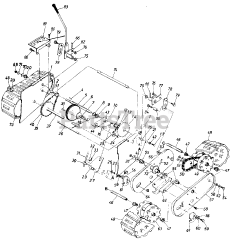 White Outdoor SB-520 (318-552-190) - White Outdoor Snow Boss Snow Thrower (1988)