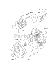 Kawasaki FE290D-AS16 - Kawasaki Engine CYLINDER/CRANKCASE