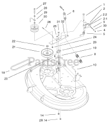 Toro 71226 (16-38 XLE) - Toro Lawn Tractor (SN: 210000001 - 210999999) (2001) 38" Deck Blade Drive Brake Assembly