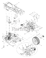 White Outdoor LT-1650 (13A4616G190) - White Outdoor 42" Lawn Tractor (2003)