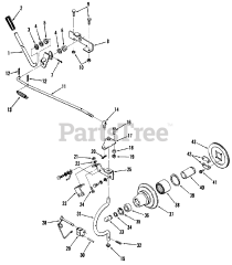 Toro 01-08K803 (C-85) - Toro Garden Tractor (1982) Pto Clutch And Control