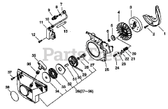 Echo CS-8002 - Echo Chainsaw (SN: 36001406 - 36999999)