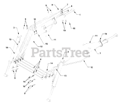 Cub Cadet 641 (590-641-100) - Cub Cadet 66" Front Loader att Hydraulic Cylinders, Hoses And Tubes
