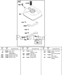 Briggs & Stratton 235437-0284-E1 - Briggs & Stratton Horizontal Engine Fuel Supply