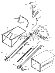 Toro 684190 - Toro Rear Grass Catcher Assembly