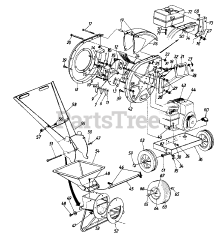 MTD 246-653B129 - MTD Chipper Shredder (1996) (Home Depot)
