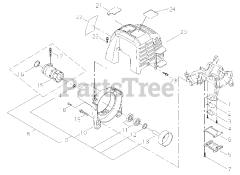 Shindaiwa T 3410 - Shindaiwa String Trimmer Engine Cover/Reed Valve