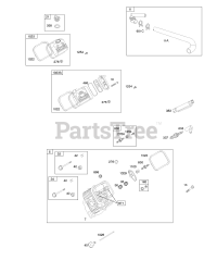 Briggs & Stratton 389447-0100-E1 - Briggs & Stratton Horizontal Engine Rocker Cover, Cylinder Head