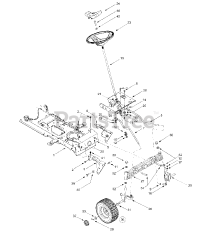 White Outdoor LT-1650 (13CO616G190) - White Outdoor 42" Lawn Tractor (2001)