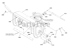 John Deere 1332 PE (1695624) - John Deere 32" Snow Thrower (2009)