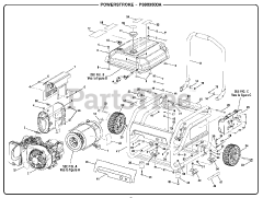 PowerStroke PS 903500 A - PowerStroke 3500 Watt Generator Generaly Assembly