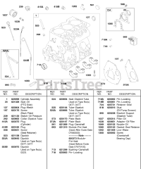 Briggs & Stratton 588447-0477-E2 - Briggs & Stratton Horizontal Engine Cylinder, Dipstick, Oil Filter